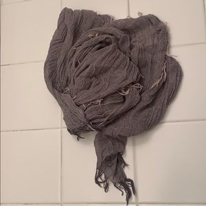 Gauzey Gray Scarf